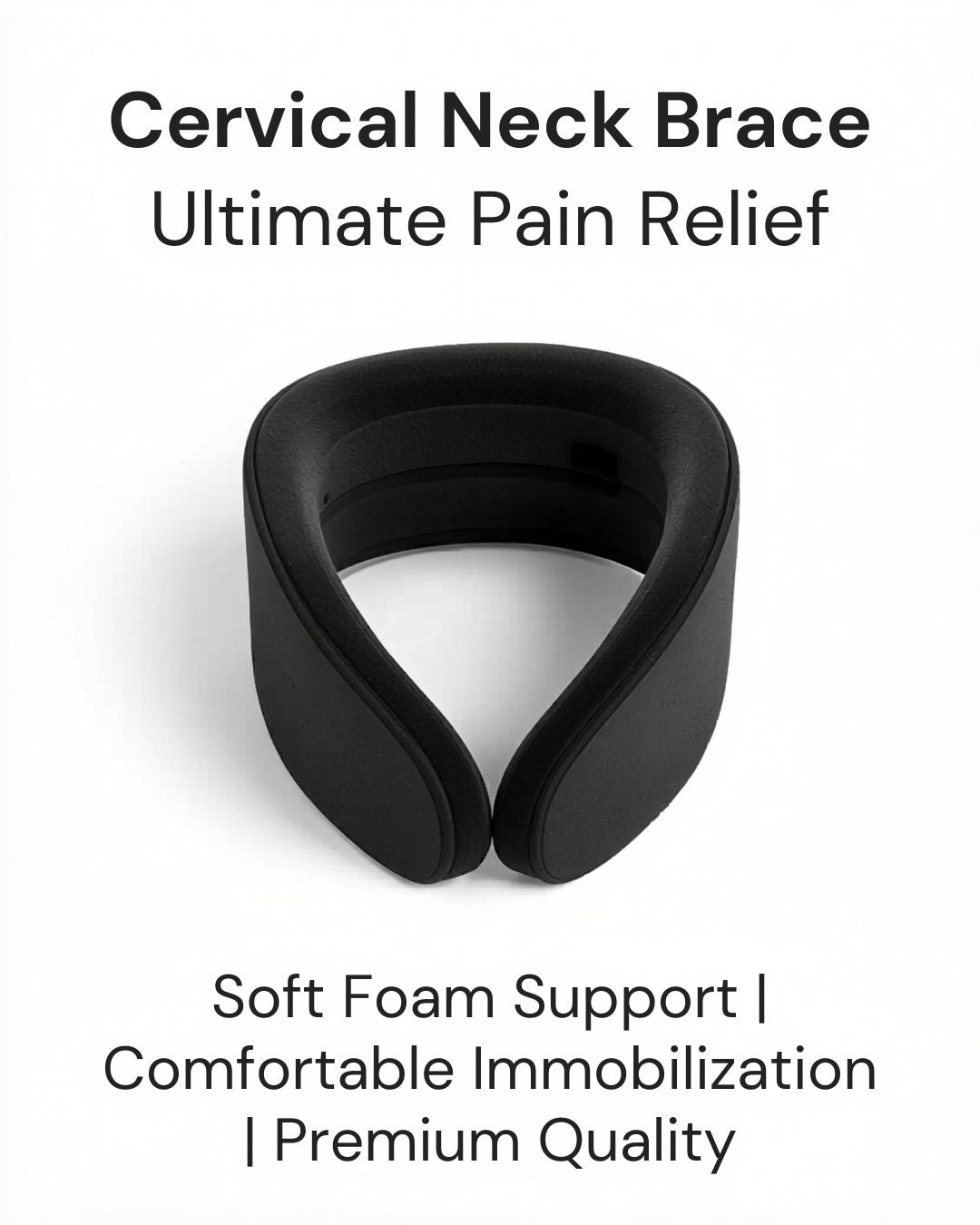 Cervical Neck Brace – Adjustable Spine Alignment Pain Collar