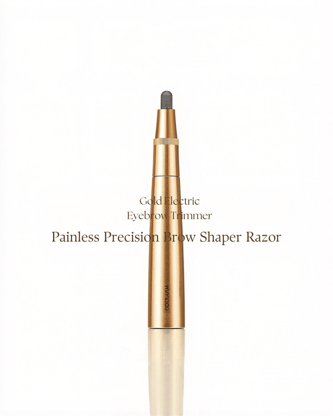 Electric Eyebrow Trimmer – LED Painless Facial Hair Remover