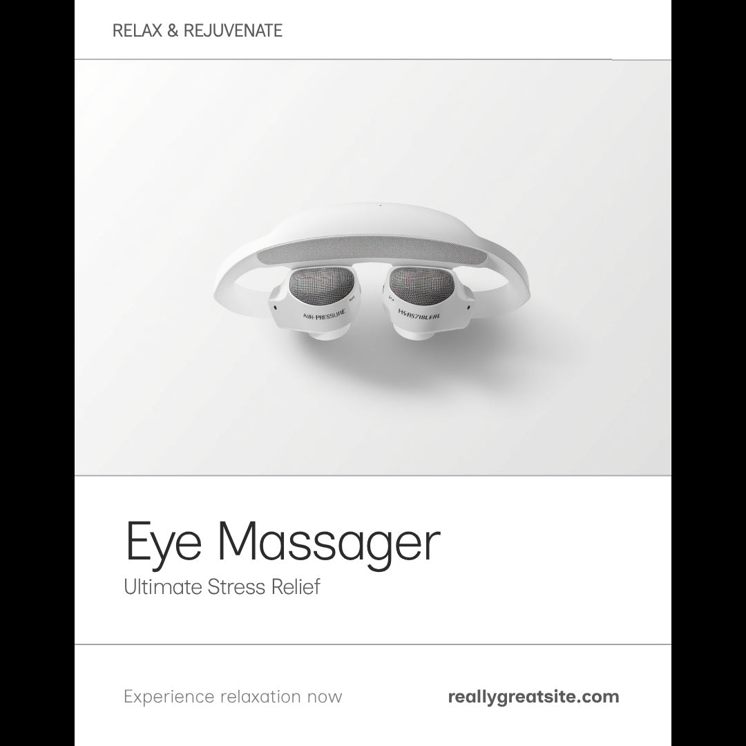 Eye Massager with Heat – Air Pressure Vibration Stress Relief