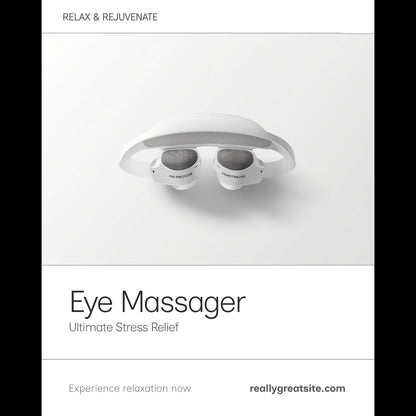 Eye Massager with Heat – Air Pressure Vibration Stress Relief
