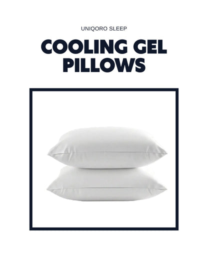 Uniqoro Cooling Gel Memory Foam Pillows Design 3