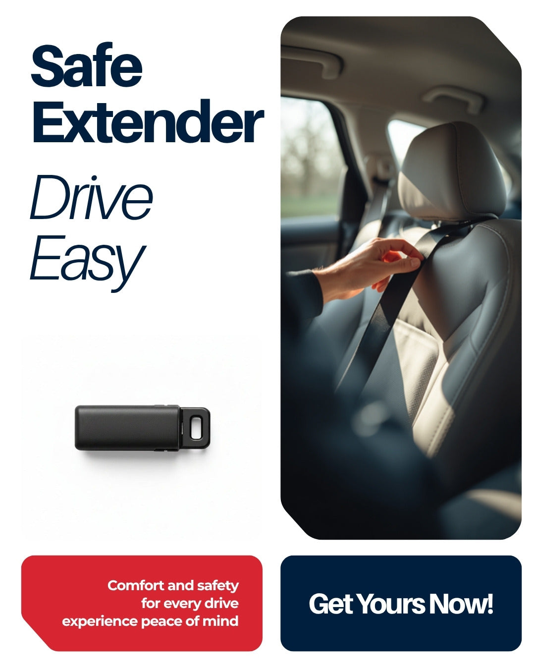Uniqoro Car Seat Belt Extender Design 2