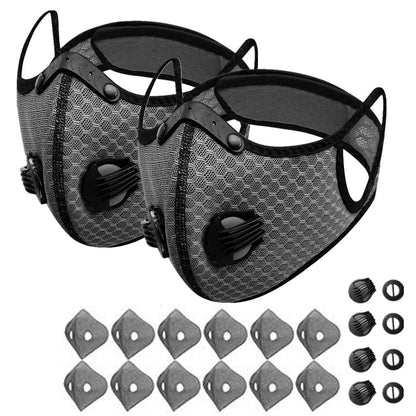 Sports Face Mask – Active Carbon Anti-Dust Cycling Running