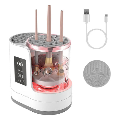 Electric Makeup Brush Cleaner – 4-in-1 UV Sterilizer Machine
