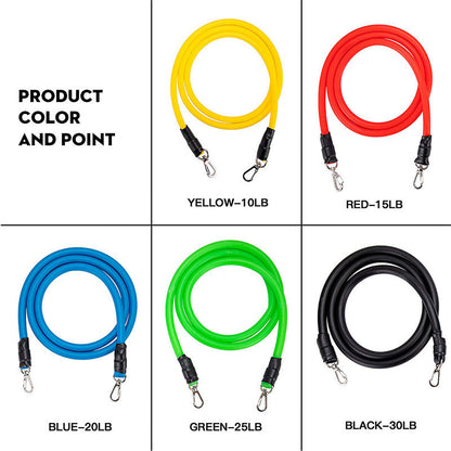 Resistance Bands Set – Elastic Pull Rope Full Body Training