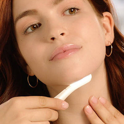 Electric Eyebrow Trimmer – LED Painless Facial Hair Remover