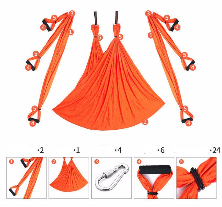 Aerial Yoga Hammock – Anti-Gravity Inversion Swing Silk