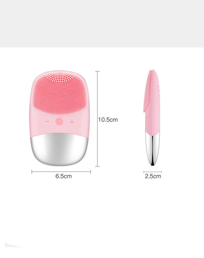 Mini Sonic Silicone Face Cleanser – USB Rechargeable Pore Brush
