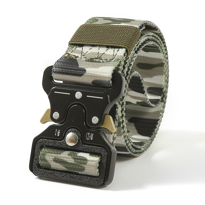 Military Tactical Belt – Heavy Duty Outdoor Nylon Training