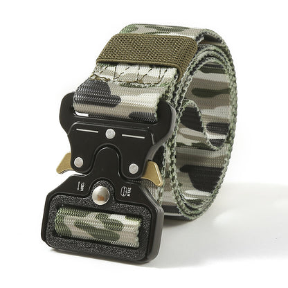 Military Tactical Belt – Heavy Duty Outdoor Nylon Training