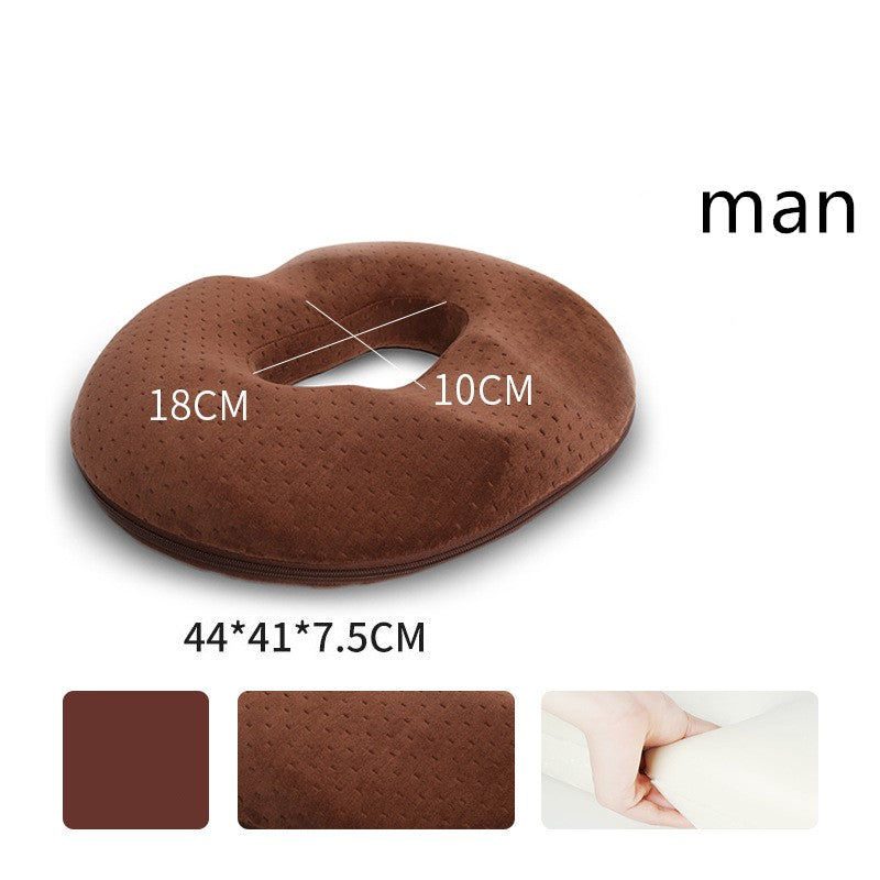 Memory Foam Seat Cushion – Ergonomic Office Coccyx Chair Pad