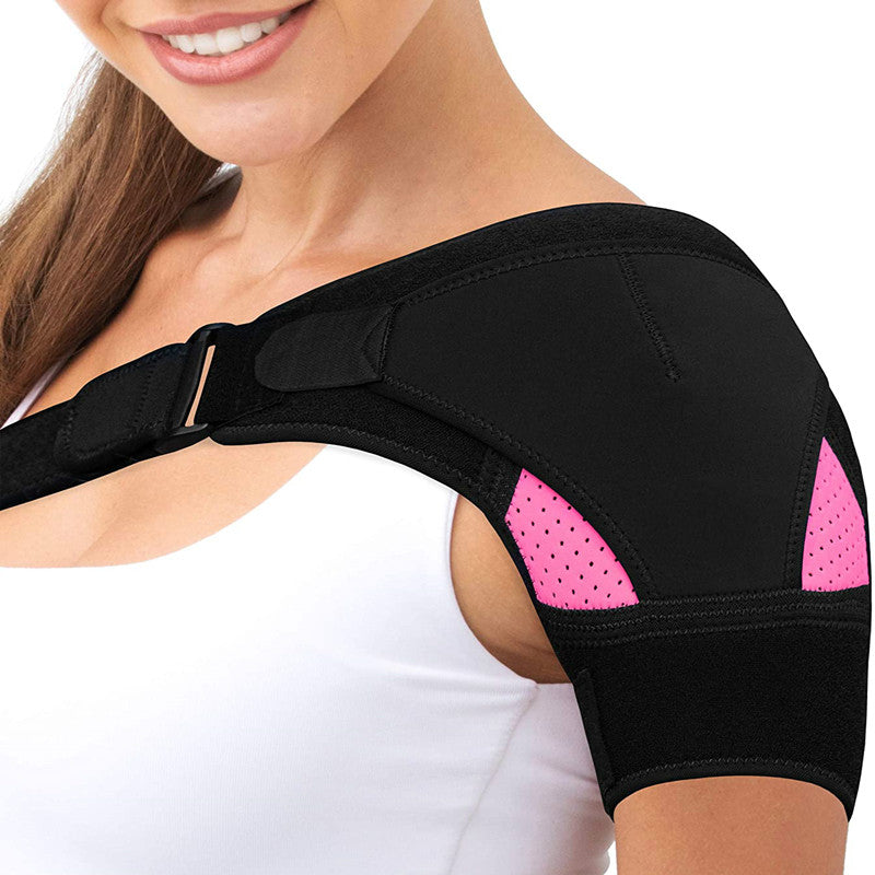 Shoulder Brace with Ice Pack – Compression Rotator Cuff Support