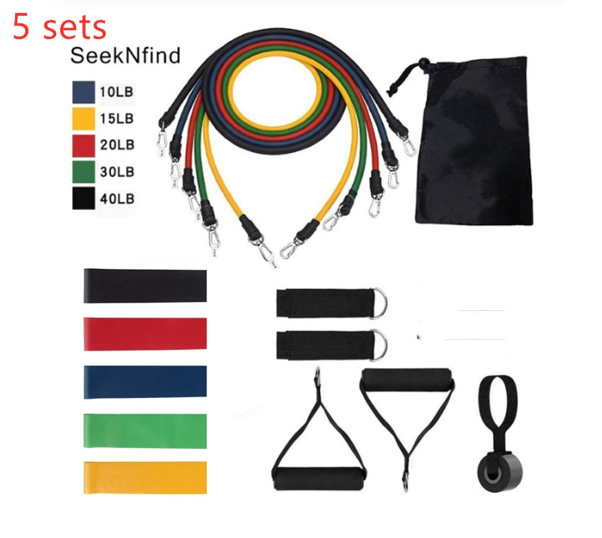Resistance Bands Set – Elastic Pull Rope Full Body Training