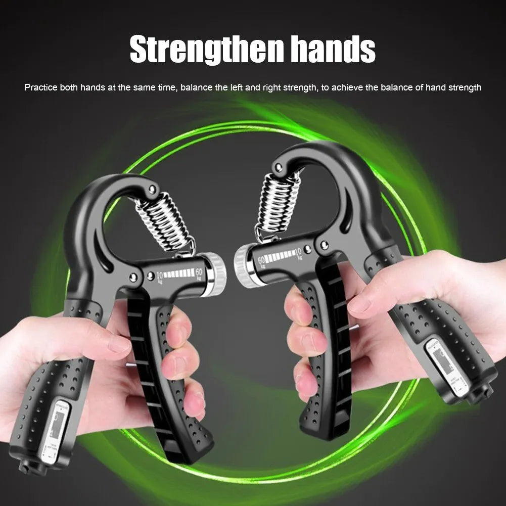 Hand Grip Strength Trainer – Adjustable Carbon Fiber Gripper