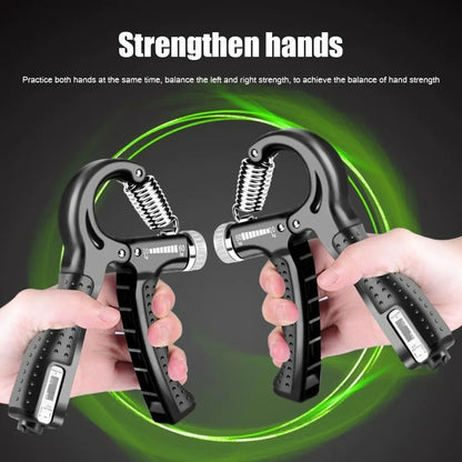 Hand Grip Strength Trainer – Adjustable Carbon Fiber Gripper