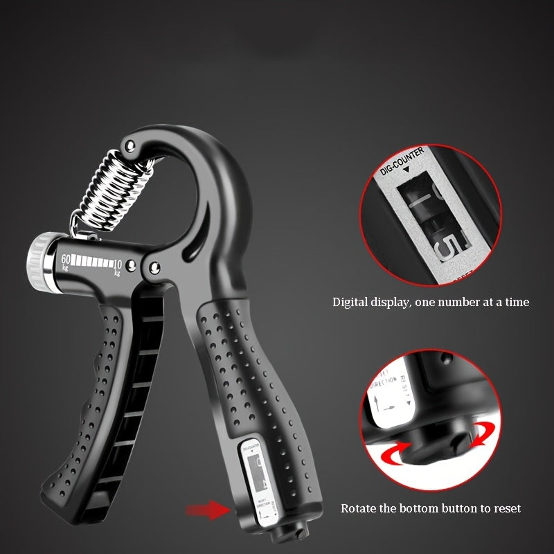 Hand Grip Strength Trainer – Adjustable Carbon Fiber Gripper
