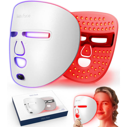 LED Red Light Therapy Face Mask – Anti-Aging Skin Device