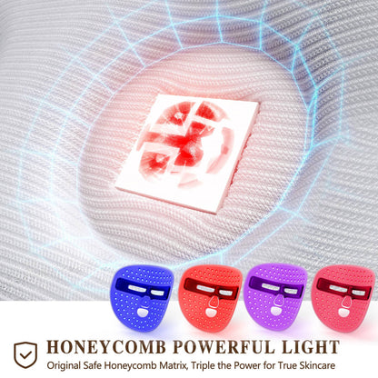 LED Red Light Therapy Face Mask – Anti-Aging Skin Device