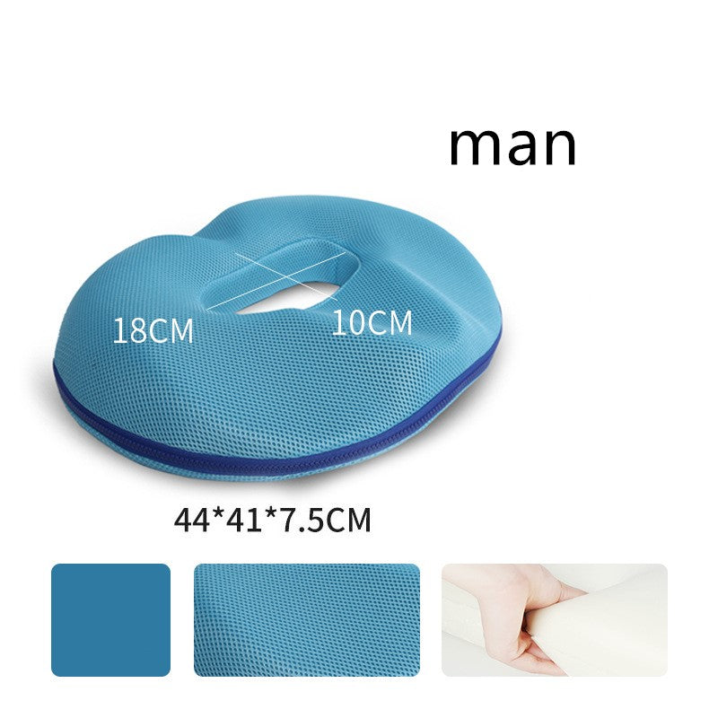 Memory Foam Seat Cushion – Ergonomic Office Coccyx Chair Pad