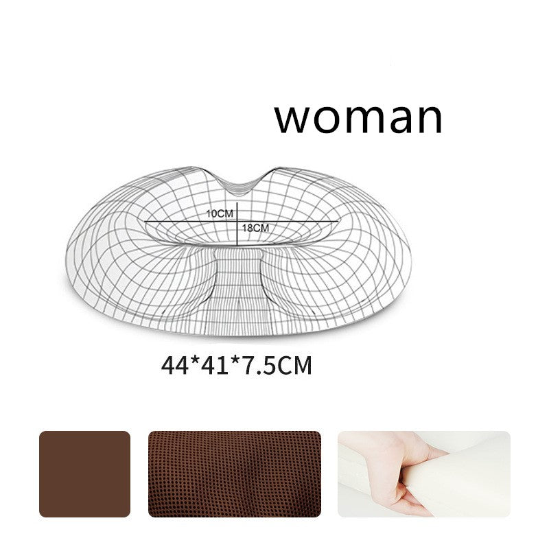 Memory Foam Seat Cushion – Ergonomic Office Coccyx Chair Pad