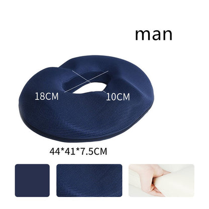 Memory Foam Seat Cushion – Ergonomic Office Coccyx Chair Pad