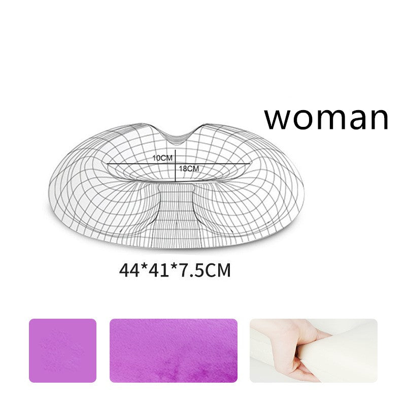 Memory Foam Seat Cushion – Ergonomic Office Coccyx Chair Pad