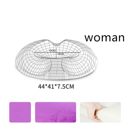 Memory Foam Seat Cushion – Ergonomic Office Coccyx Chair Pad