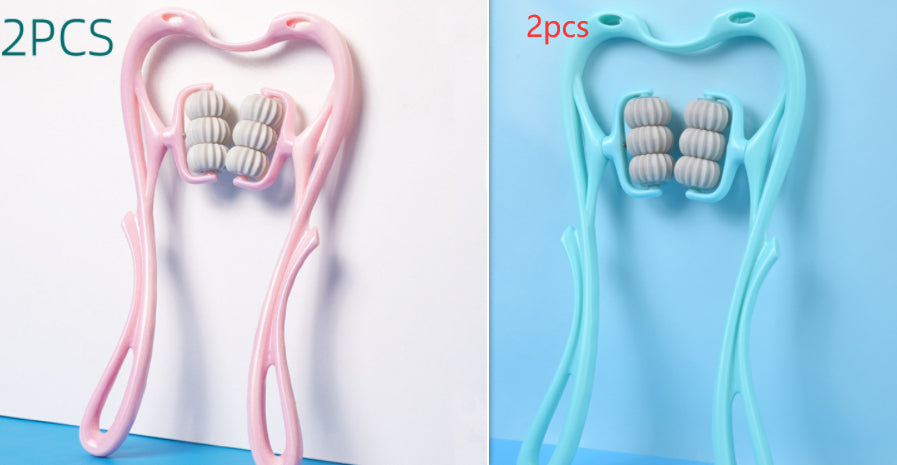 Cervical Neck Massager – 6-Roller Manual Trigger Point Relief