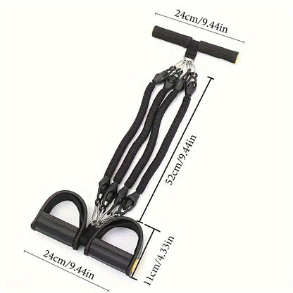Resistance Bands with Foot Pedals – Full Body Home Gym Kit