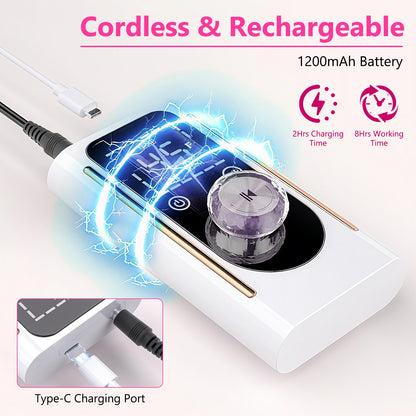 Electric Nail Drill Kit – 45,000 RPM Cordless Acrylic Gel