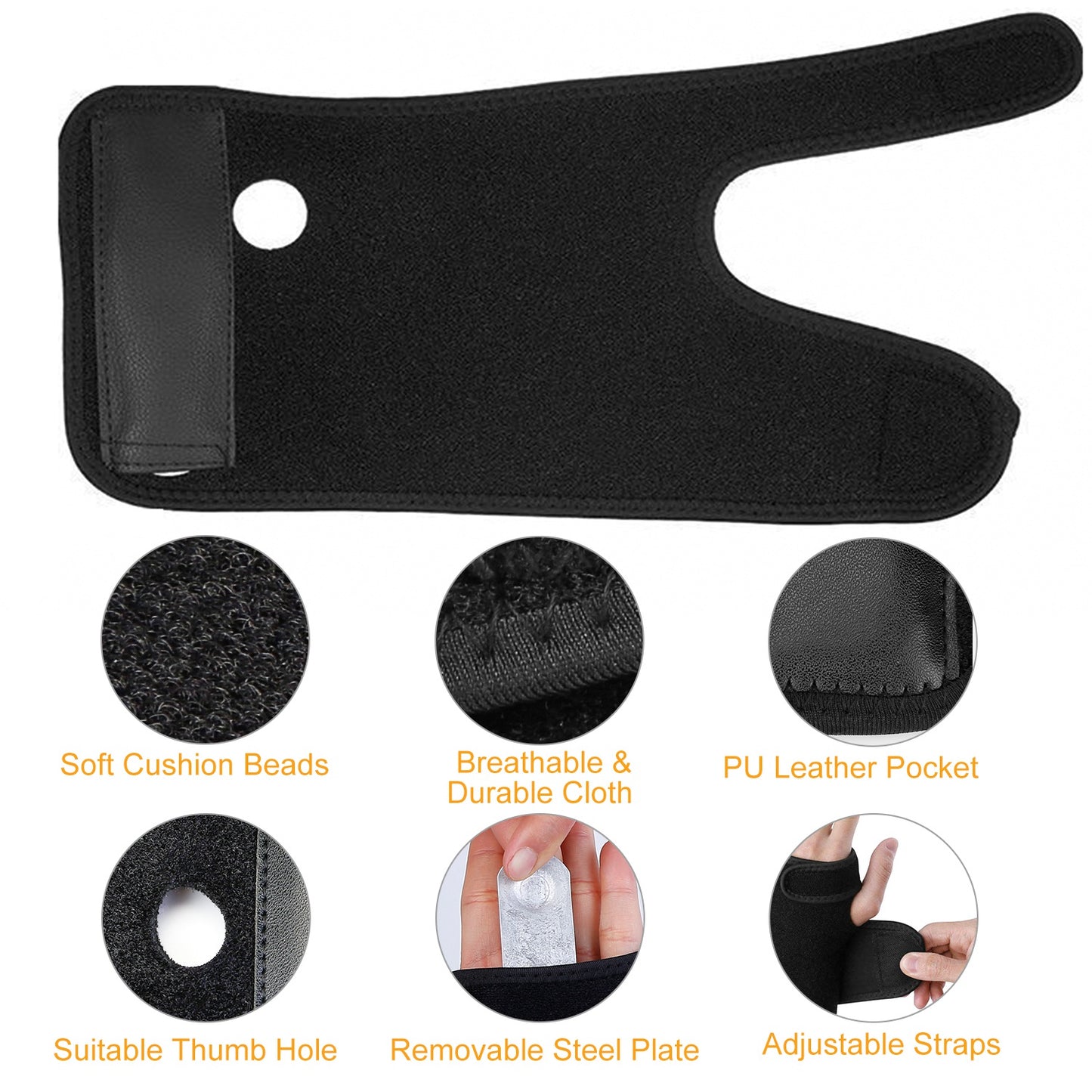 Carpal Tunnel Wrist Brace – Night Splint Median Nerve Relief