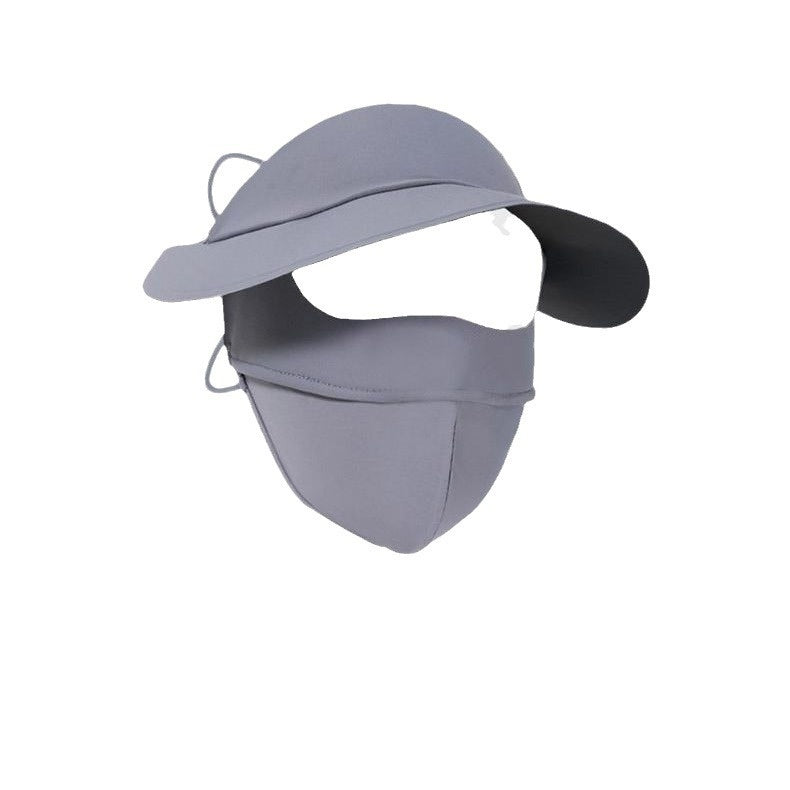 Ice Silk Sun Face Mask – UPF 50+ UV Protection Outdoor Hat
