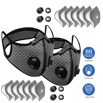 Sports Face Mask – Active Carbon Anti-Dust Cycling Running