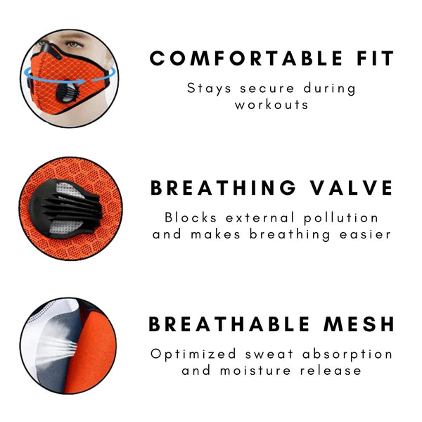 Sports Face Mask – Breathable Anti-Dust Outdoor Training