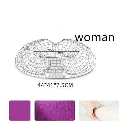Memory Foam Seat Cushion – Ergonomic Office Coccyx Chair Pad
