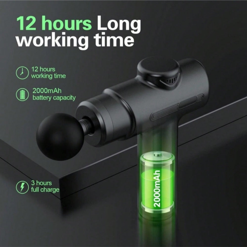 Massage Gun Deep Tissue – 8 Heads Percussion Athlete Recovery
