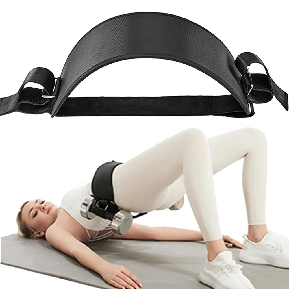Hip Thrust Belt – Anti-Slip Glute Training Dumbbell Strap