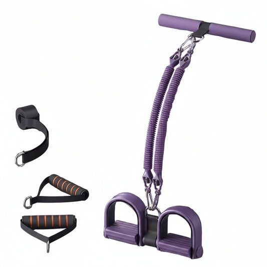 Resistance Bands with Foot Pedals – Full Body Home Gym Kit