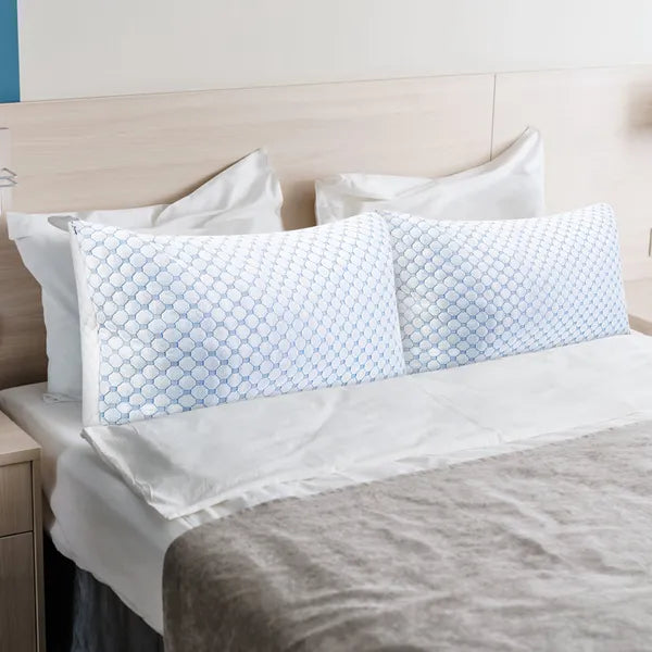 Cooling Gel Memory Foam Pillows – 2-Pack Queen Size Sleep