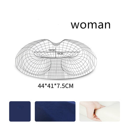Memory Foam Seat Cushion – Ergonomic Office Coccyx Chair Pad