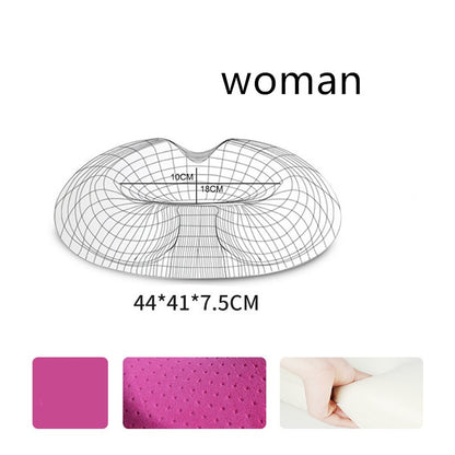 Memory Foam Seat Cushion – Ergonomic Office Coccyx Chair Pad