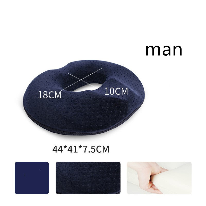 Memory Foam Seat Cushion – Ergonomic Office Coccyx Chair Pad