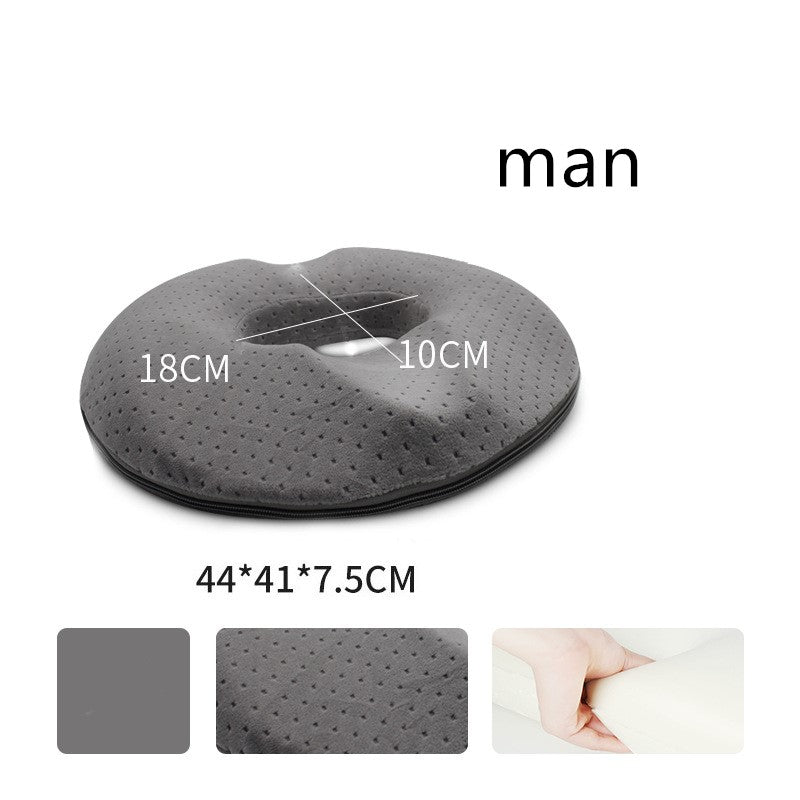 Memory Foam Seat Cushion – Ergonomic Office Coccyx Chair Pad