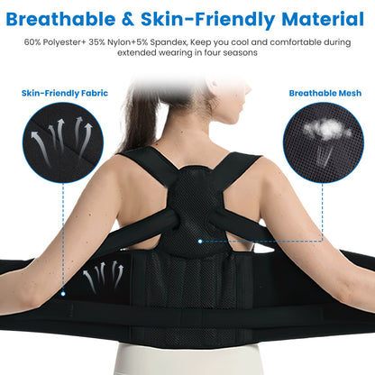 Posture Corrector Brace – Back Support Kyphosis Fix