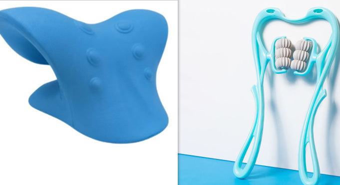 Cervical Neck Massager – 6-Roller Manual Trigger Point Relief