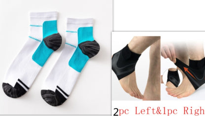 Ankle Support Brace – Compression Sleeve Sports Sprain Recovery