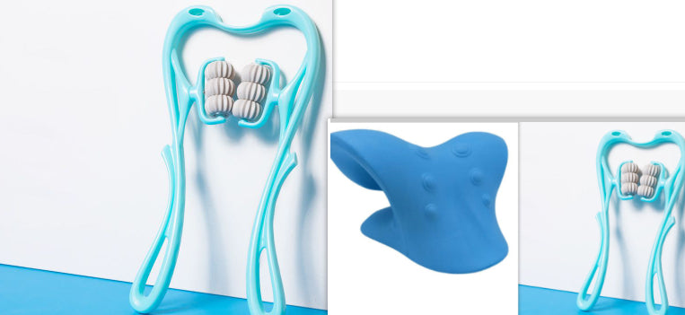 Cervical Neck Massager – 6-Roller Manual Trigger Point Relief
