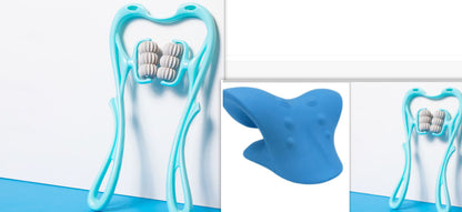 Cervical Neck Massager – 6-Roller Manual Trigger Point Relief