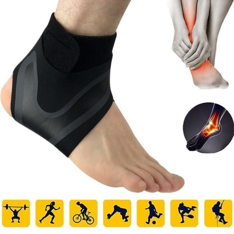 Ankle Support Brace – Compression Sleeve Sports Sprain Recovery