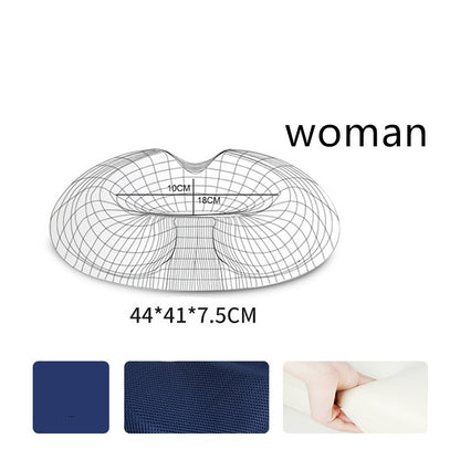 Memory Foam Seat Cushion – Ergonomic Office Coccyx Chair Pad